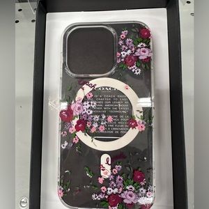 Coach iphone 14 pro case